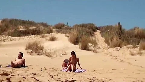 Sunbathing At Nudist Beach Two Couple Fuck