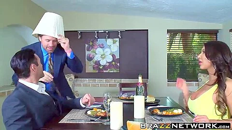 Hot big boobs MILF August Taylor drilled deeper by stranger
