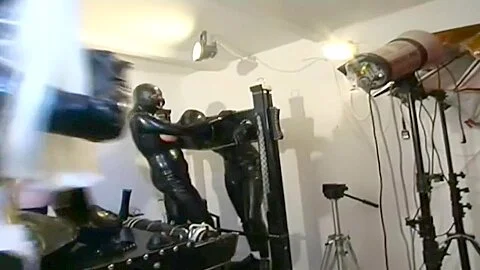 German Sex Slaves In Black Leather And Latex Get Punished A