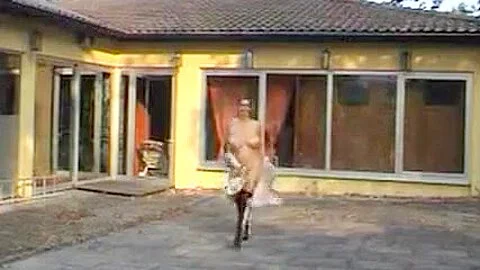 Tina - Nude under coat