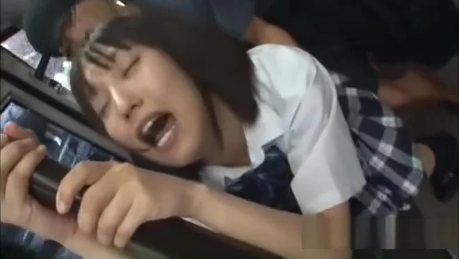 Jav student 18+ Ambushed On A Bus Fucked Hard In Public Outrageous Scene