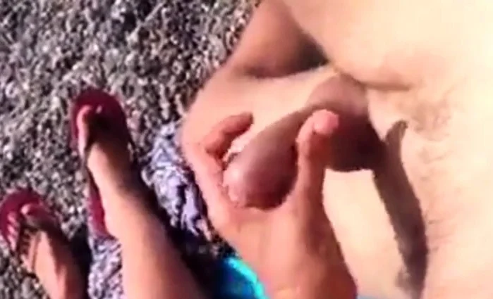 Beach Amateur Couple