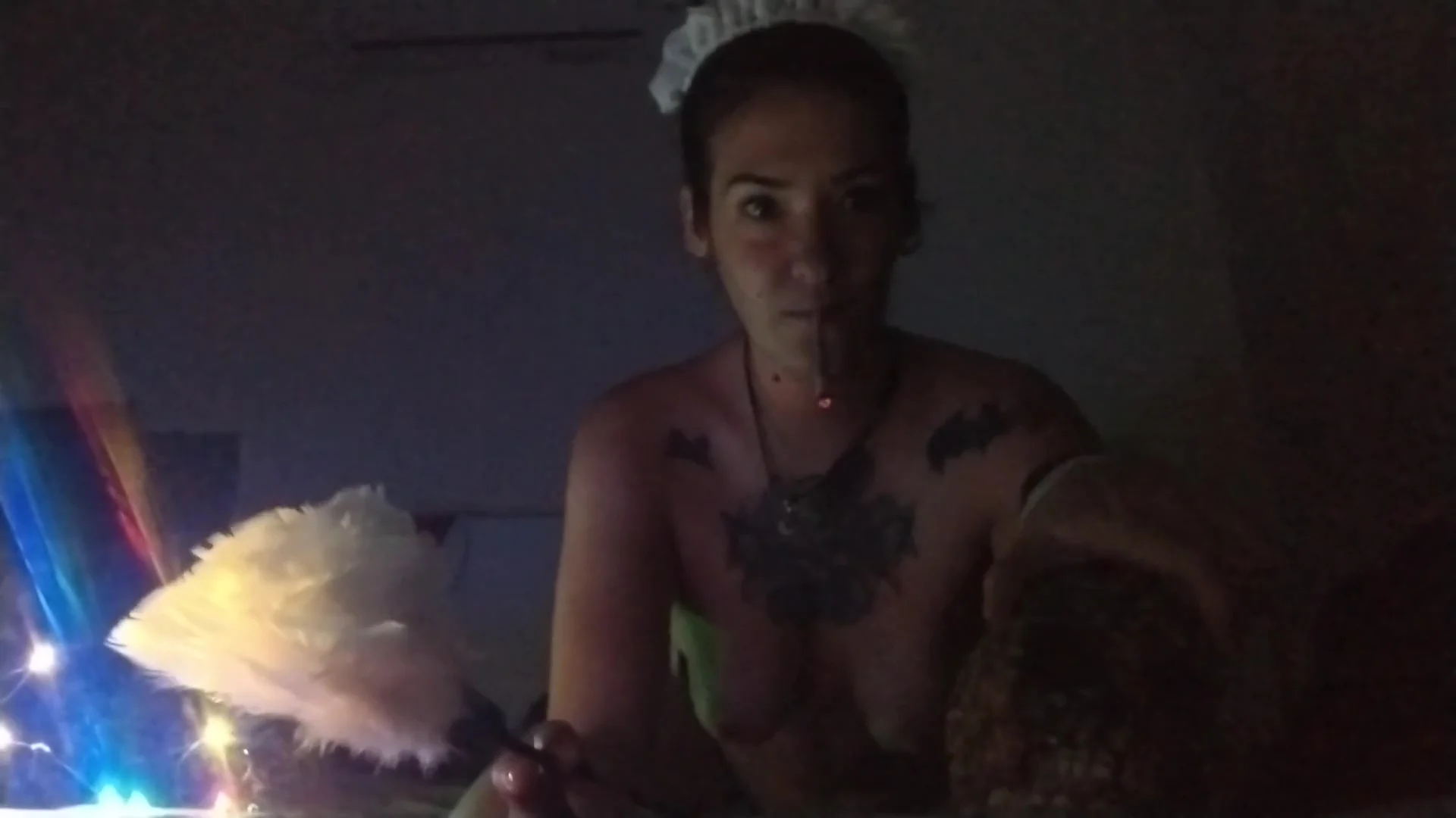 Gothic Maid Cleans In Ritual But Ends Up Making An Anal