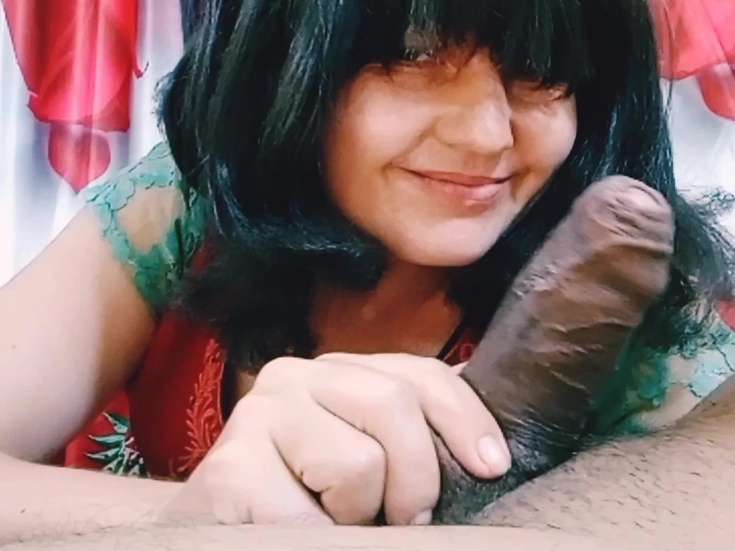 Cute-looking Chick Is Enjoying Intensive Cock Licking
