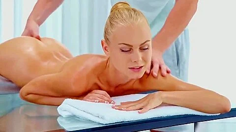Romantic sex with Nancy ace in massage room