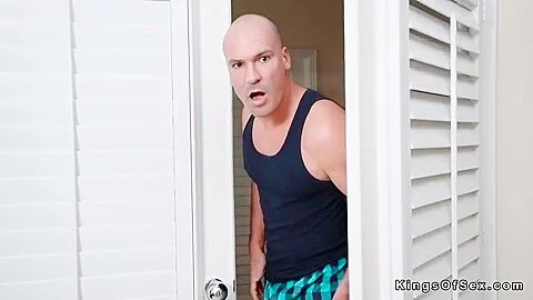 Stepbro Fucks Hot Lesbians In Bedroom