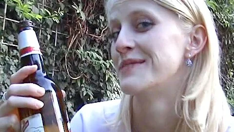 Katerina Sz. in hot blonde sucks and fucks in this wild amateur porn