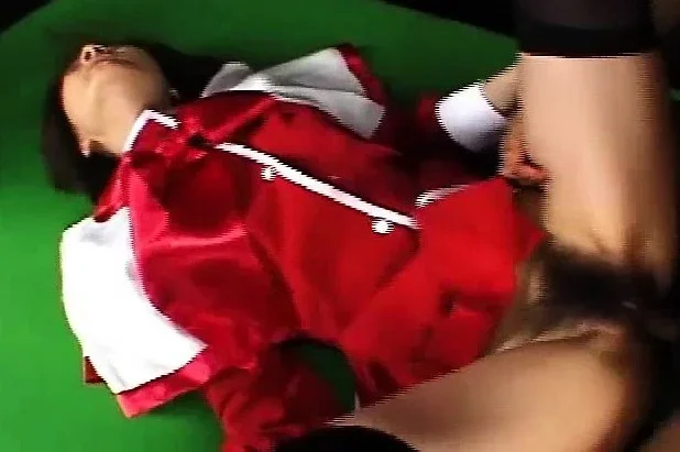 Japanese girl all dressed up gets hammered and cum on her face