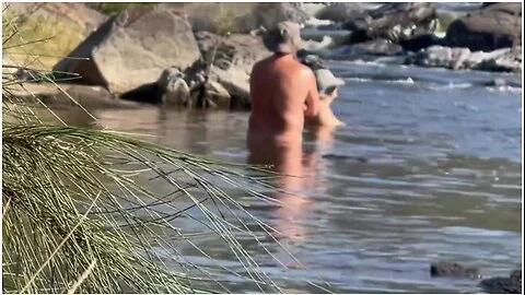 Nude River Swim And Fucking