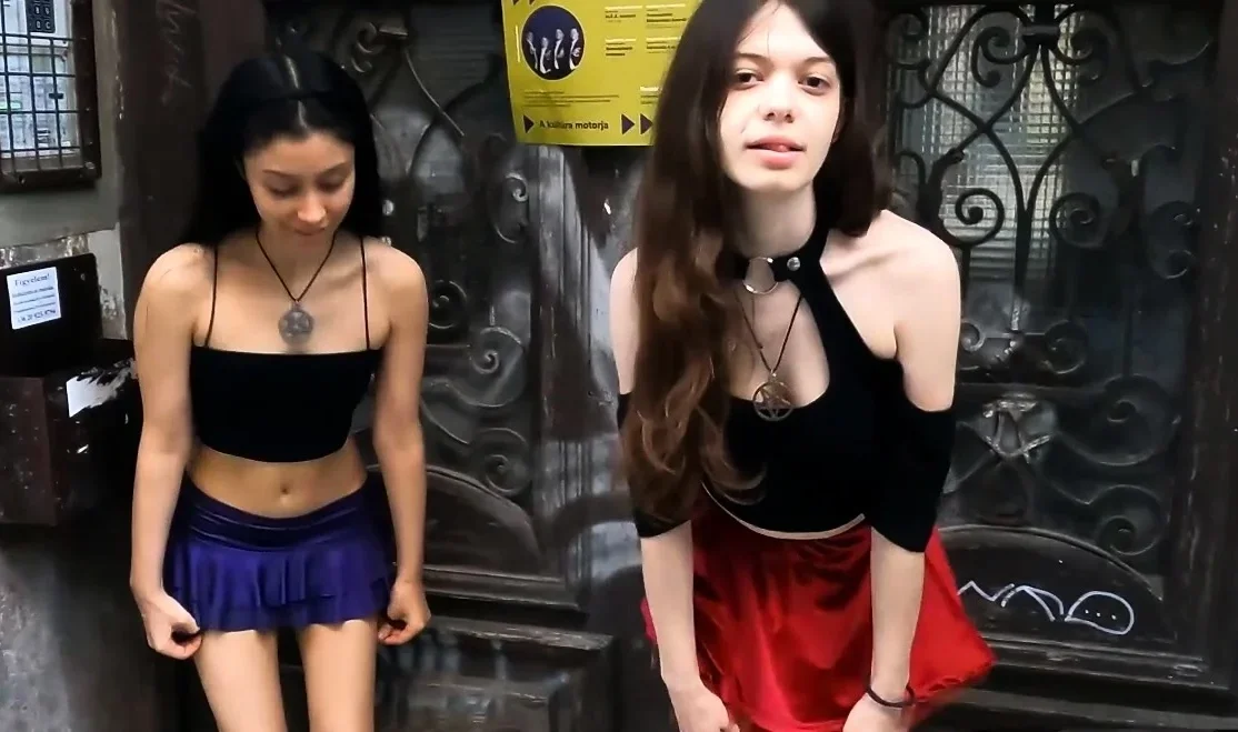 Dollscult Lesbian sex in public
