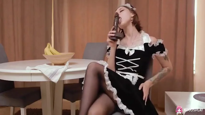 Horny Maid Finds Dildo In Masters House