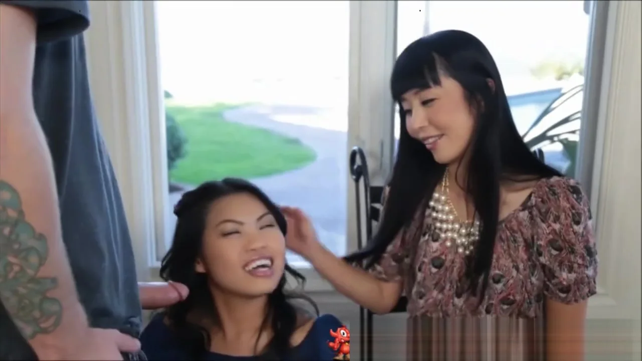 Asian Step mom Oversees Teenage Step daughter Sucking Off New Lodger