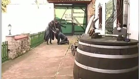 German Dominas Train Dog Slave in Dungeon