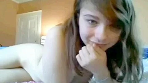 Two teen whores posing on webcam