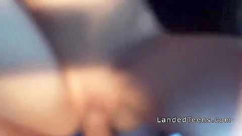 teen 18+ hitchhiker bangs in back seat
