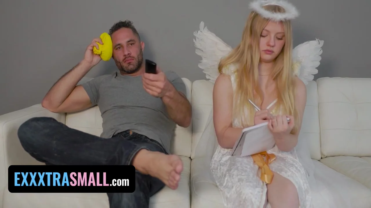 Petite Guardian Angel Seduces And Fucks Damon Because She Wants To Fix Him