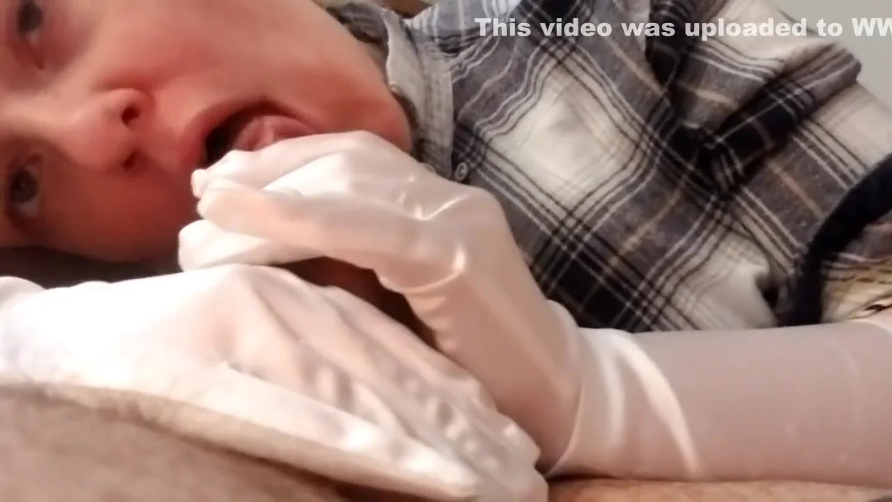 Silk White Gloved Handjob & Blowjob With Epic Facial! - Charity Cox