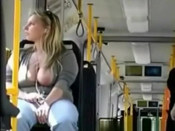 Boobs and nipple flashes in Train