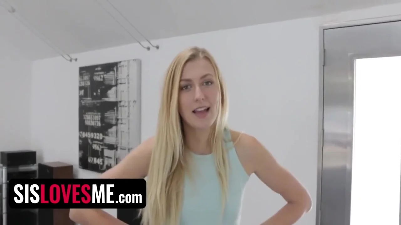 Sis Loves Me - Lucky Stud Caught Horny Blonde Babe Rubbing Her Cunt Gets To Fuck Her Instead