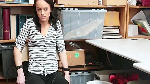 Petite teen 18+ Tied and Fucked By Officer