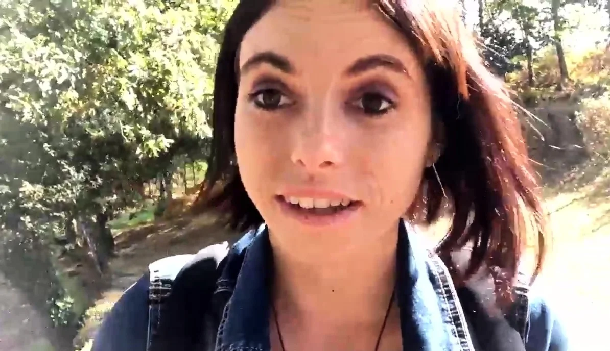 French Girl Stuck In The Park....
