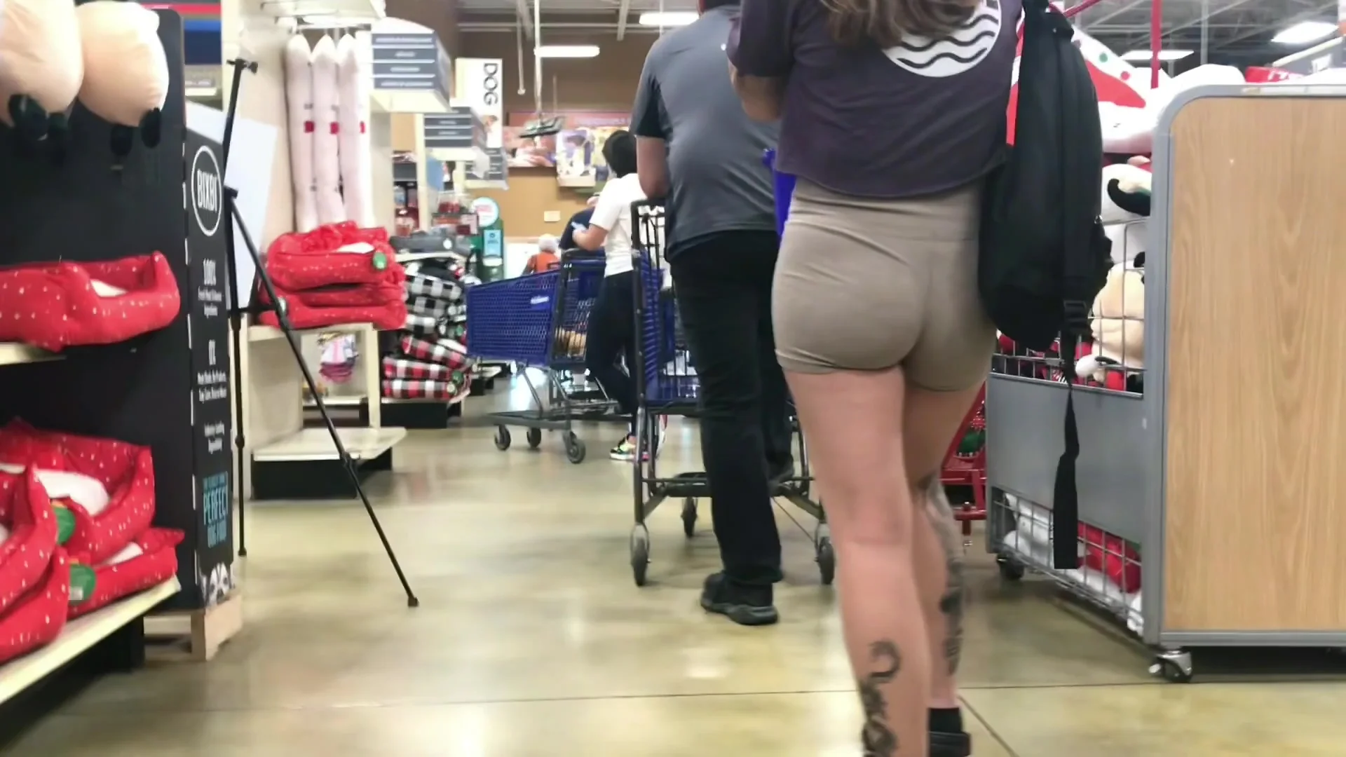 Candid teen 18+ Tight Shorts Vpl