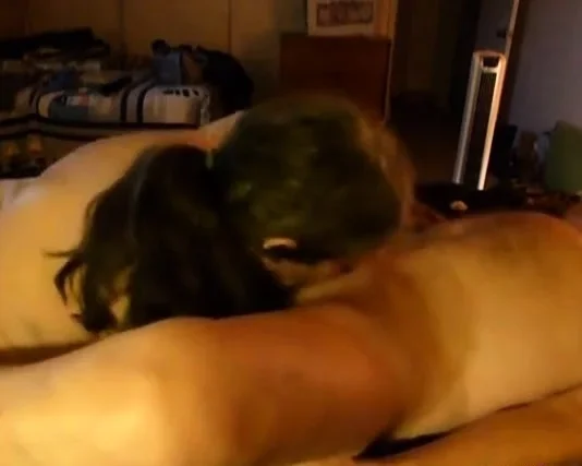 Granny Sucks and Fingers Her Man's Prostate