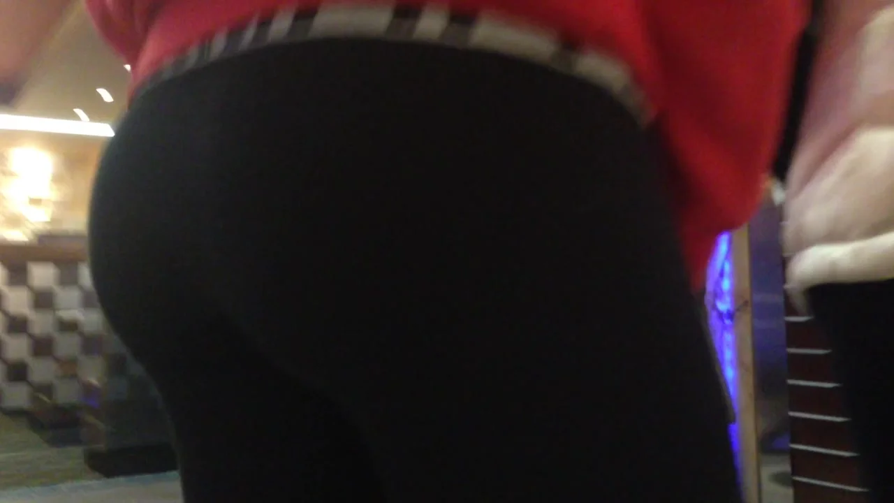 Juicy teen 18+ Butt at the buffet