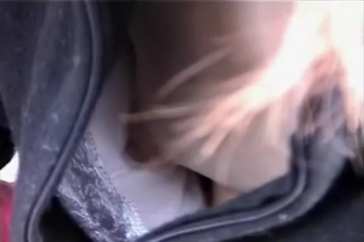 Spying a perky nipple of a teen 18+ girl