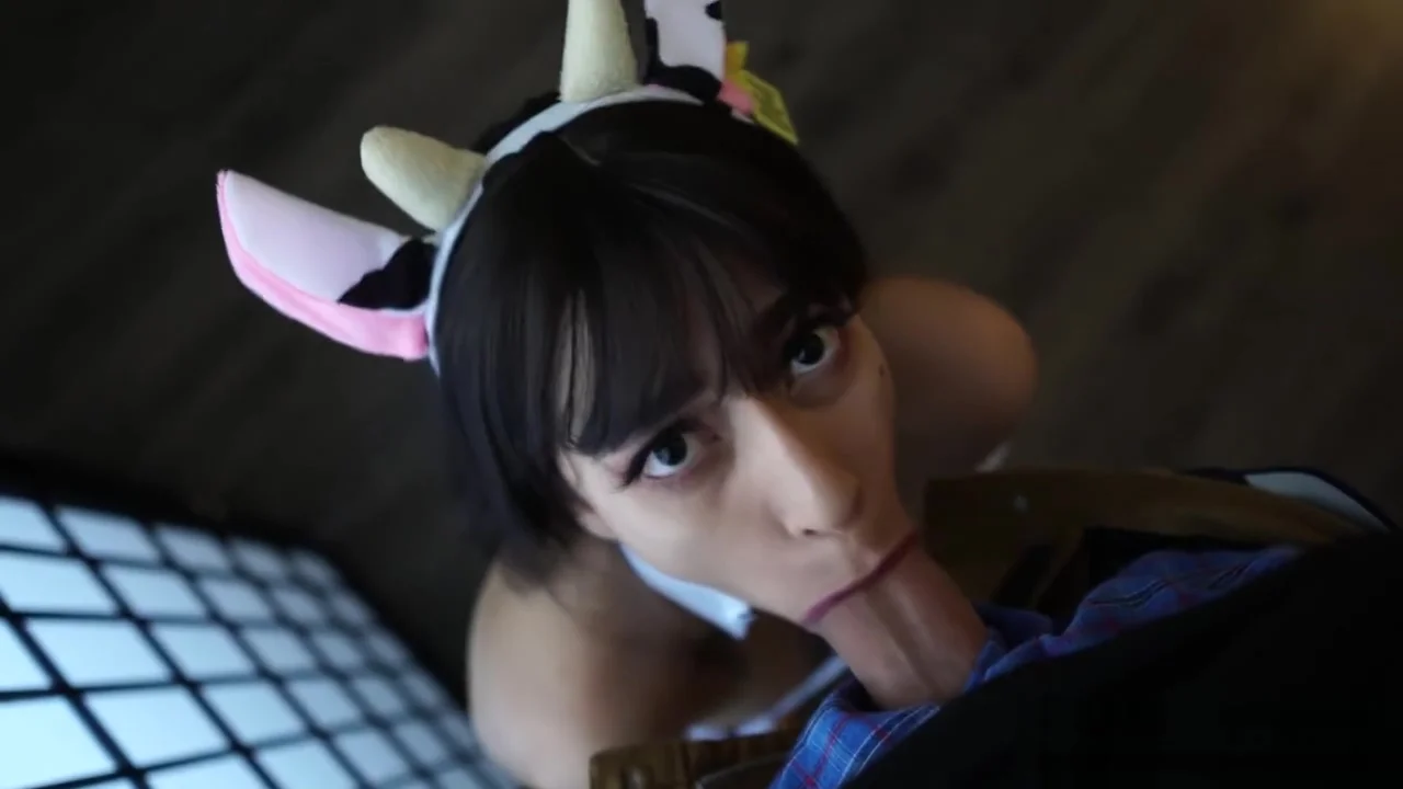 Cute Cow Girl Begging to be Bred