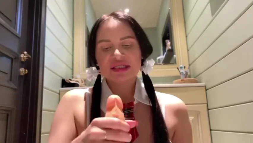 I Quickly Bounce Up And Down On The Dildo