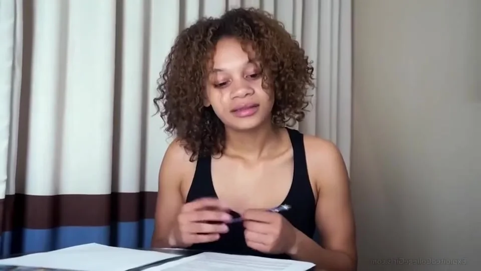 Ebony College Girl - Amateur Sex