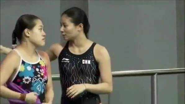 A lovely chinese diver