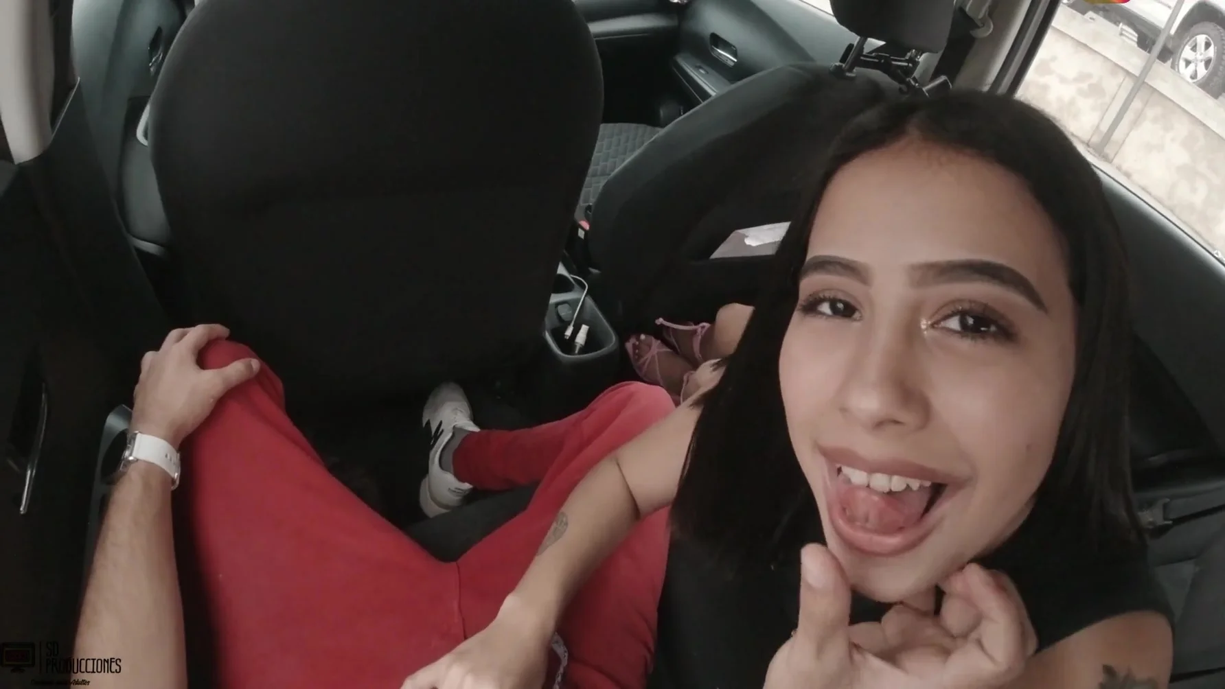 Horny Slut Sucks And Swallows Cum In The Car Before Arriving At The Hotel - Porn In Spanish
