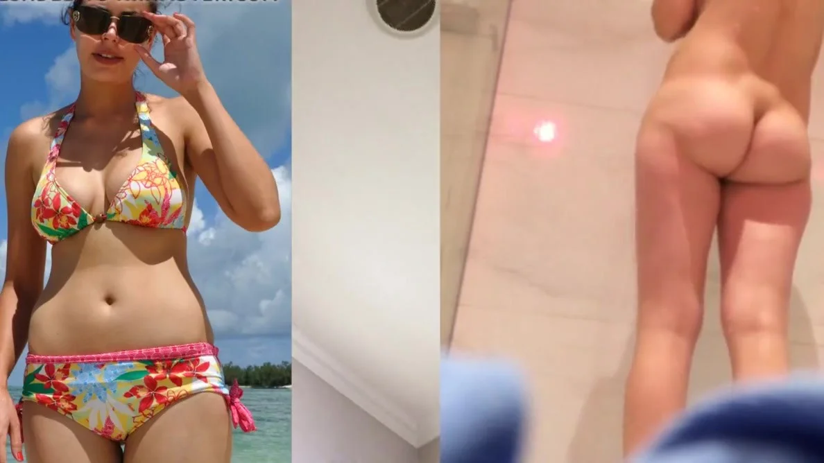 Brunette Wife Shower And Dressing