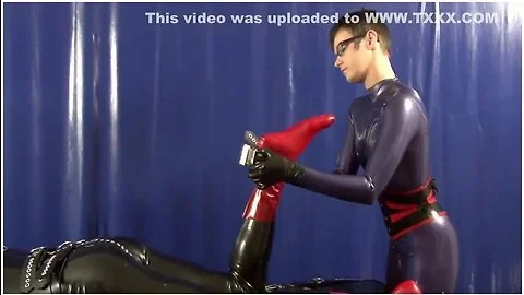 Handcuffed and Rubber Sheet Breathplay