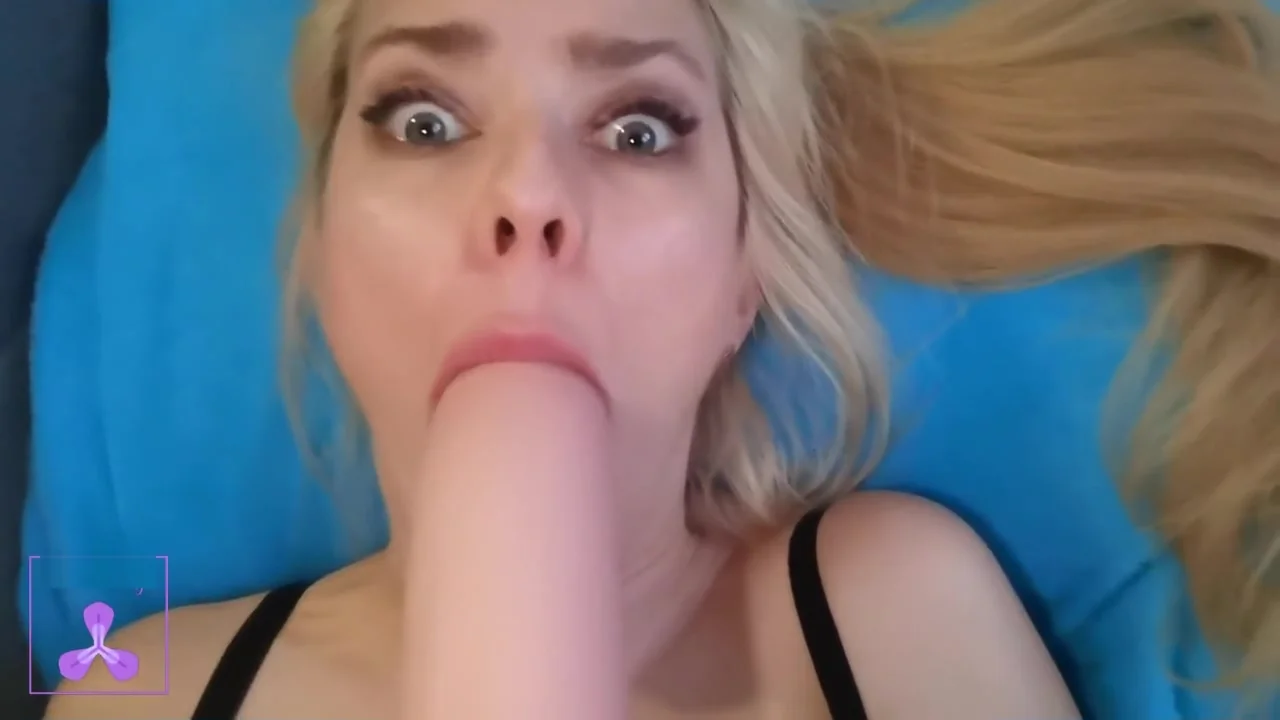 Young girl chokes on cum