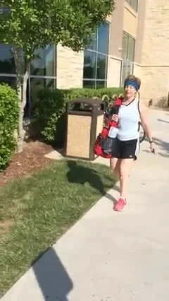 Gym black bulge milf watches