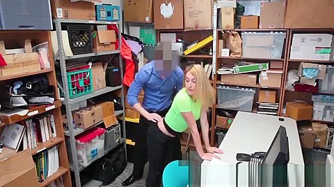 Real teen 18+ shoplifter get nailed