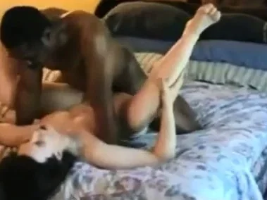Hot Cheating Girl Tries Interracial Sex at Home