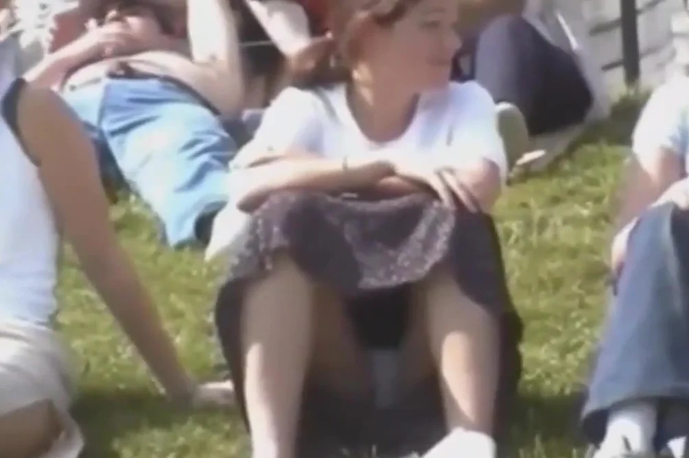 Sitting upskirt compilation