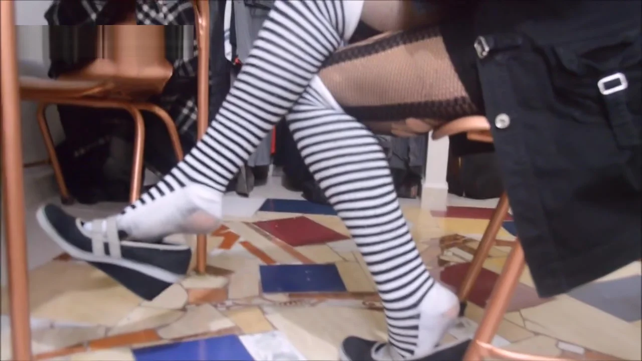 shoe play in filthy stank failed socks latina gets dirty