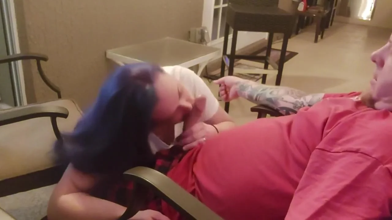 Finishing Off Step Brother Properly In My Little Slut Mouth