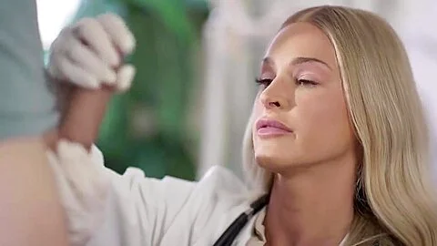 A Doctor With Big Milkings Gives A Healing Blowjob To A Guy