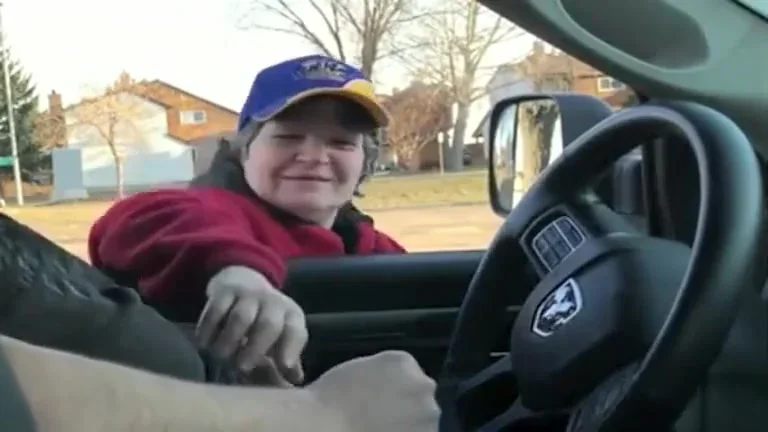 Granny is happy to help with the boner