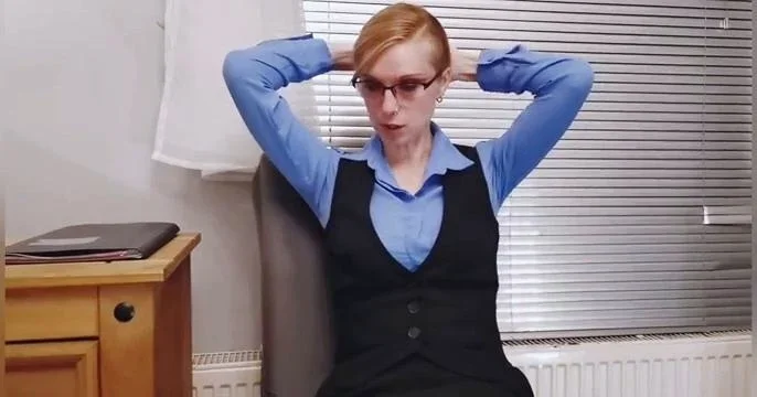 Lexi Snow - Secretary interview Nylon Tease