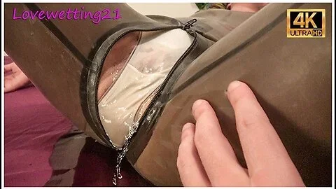 Mistress Loves To Pee And Fuck In Her Latex Catsuit - Anal Plug Bonus