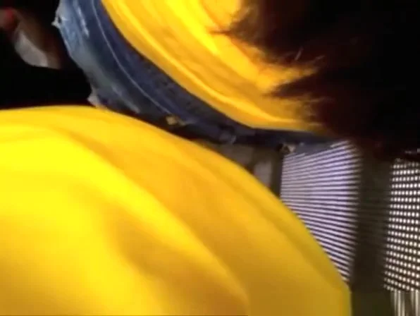 Pervert dude rubs cock in woman's pants