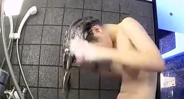 Cute Girl Showering