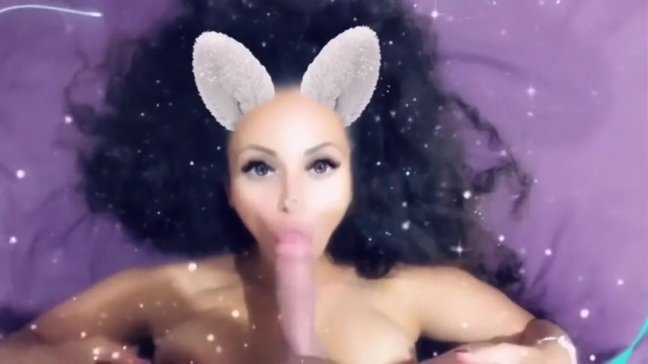 SENSUAL AMATEUR BLOWJOB from CUTE BUNNY GIRL on SNAPCHAT